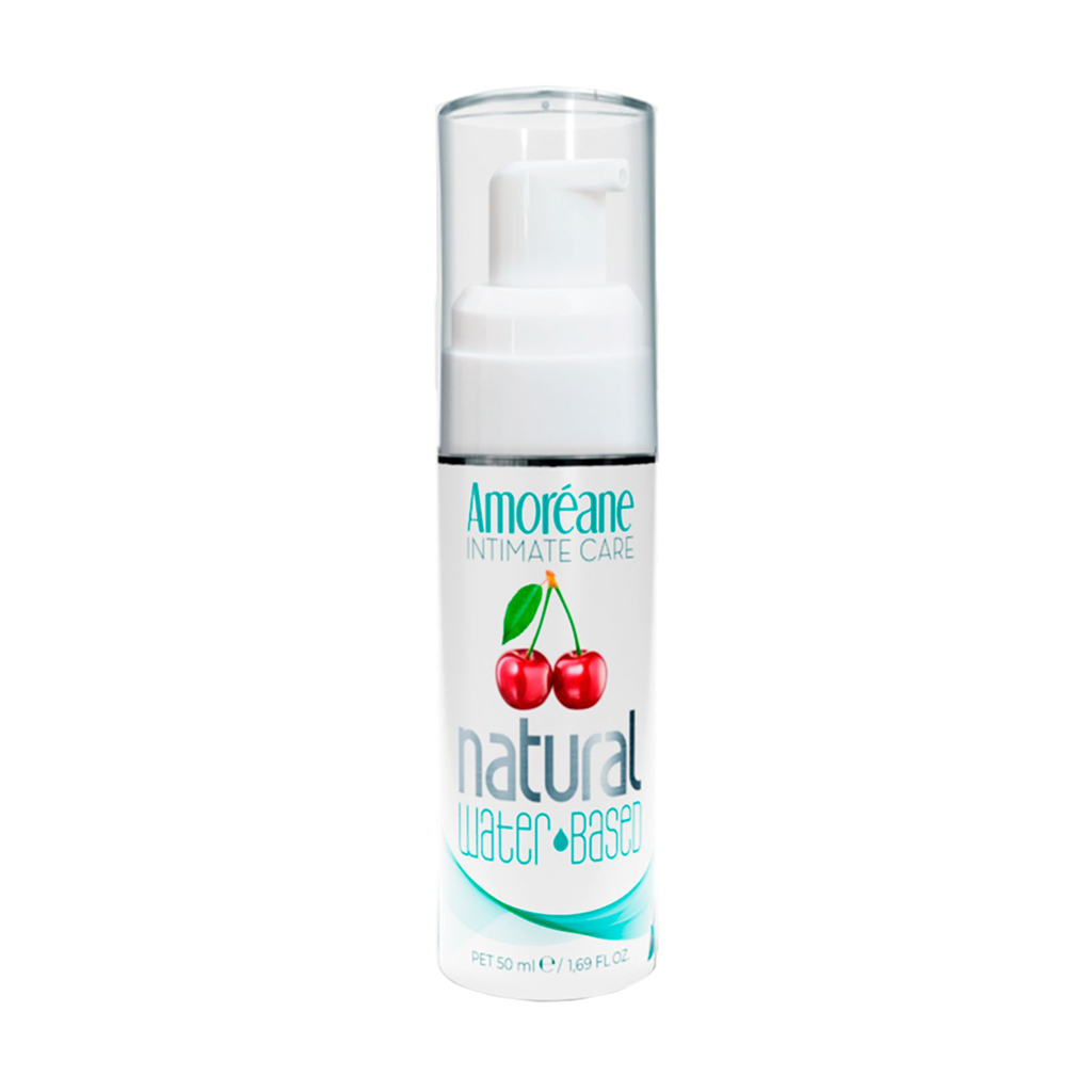 Інтимний гель-змазка Amoreane Natural Water Based Cherry на водній основі, 50 мл