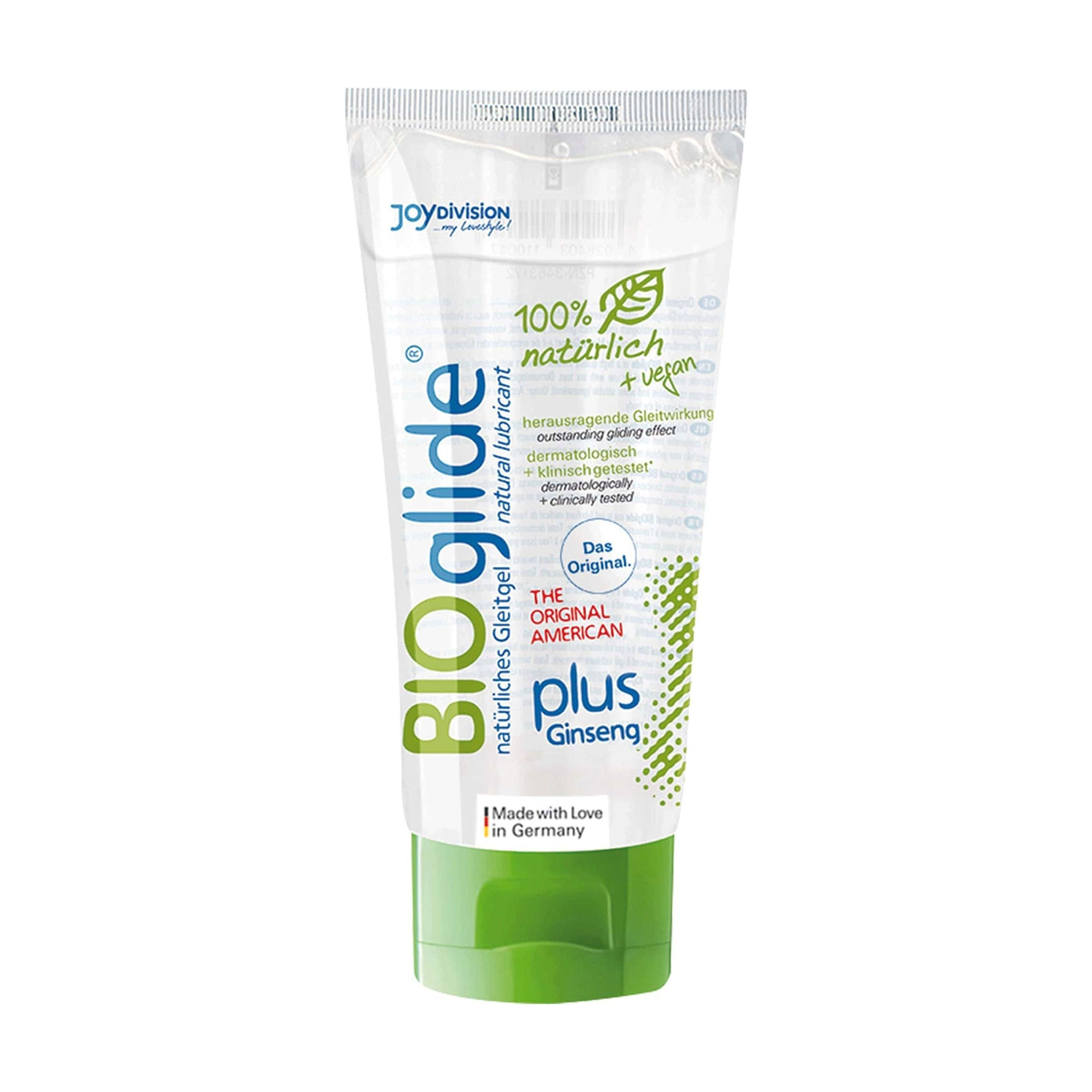 Лубрикант на водній основі JoyDivision BIOglide Natural Lubricant plus Ginseng, 100 мл
